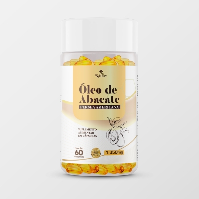 ÓLEO DE ABACATE - 60 Cápsulas