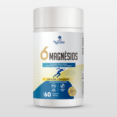 6 MAGNÉSIOS - 60 Cápsulas